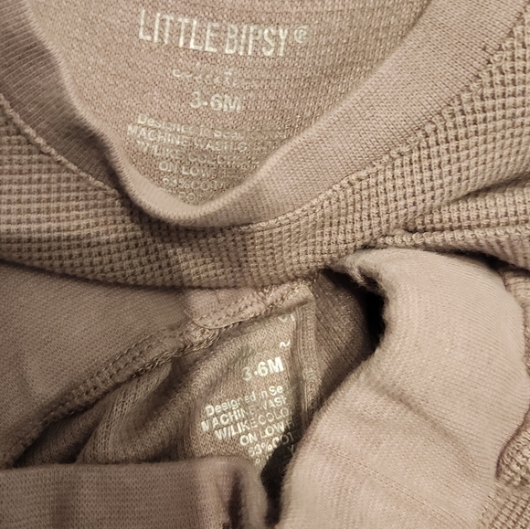 Little Bipsy waffle set purple 3-6m - Picture 3 of 3